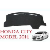ราคา พรมปูคอนโซลหน้ารถ ฮอนด้า ซิตี้ 2014 -2019 Honda City Sedan Dash Mat Cover พรมหน้ารถ พรมปูหน้ารถ พรมกันแดด พรมกันสะท้อน (1857827428)