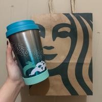 ราคา Preloved Tumbler Starbucks Elma Bunny Aqua Blue Stainless Steel Original Starbucks Tumbler (26532008989)