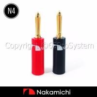 ราคา Nakamichi Speaker Banana Plugs (N4) บานาน่านากามิชิ 24K Gold plated 1คู่ (1025110167)