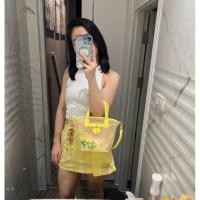 ราคา กระเป๋าถือ สะพายข้าง lynaround สีเหลือง ไม่มีตำหนิ (26259690677)