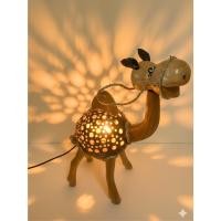 ราคา โคมไฟกะลามะพร้าว อูฐยืน งานแฮนด์เมด ของแต่งบ้านจากธรรมชาติ Coconut Shell Giraffe Lamp (52051247846)