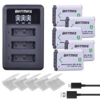 ราคา 5pcs NP-BX1 np bx1 Battery + 3 Slots LCD Charger for Sony DSC-RX100 DSC-WX500 IV HX300 WX300 HDR-AS15 X3000R MV1 AS30V H (26412489069)