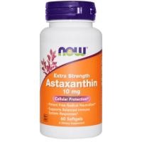 ราคา ✅พร้อมส่ง✅ของแท้ Now Astaxanthin,Extra strength 10 mg.(60 softgels) (2228945236)