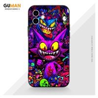 ราคา GUMAN เคสไอโฟน เคสซิลิโคนนุ่มกันกระแทกลายการ์ตูนน่ารักตลก เคสโทรศัพท์ สีดำ Compatible for iPhone 17 16 15 14 13 12 11 Pro Max SE 2020 X XR XS 8 7 6 6S Plus xsmax 6splus 7plus 8plus (23346738138)