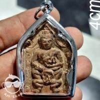 ราคา พระขุนแผนขี่โหงพรายอุ้มกุมาร หลวงพ่อกวย วัดโฆสิตาราม ชัยนาท พร้อมกรอบสแตนเลส (27452231459)