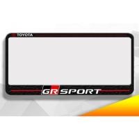 ราคา กรอบป้ายทะเบียน ลาย GR SPORT-STYLE หน้า-หลัง(สั่งผลิตพิเศษ) พร้อมน็อตสำหรับติดตั้งครบชุด ใส่ได้ในรถทุกรุ่น โตโยต้าToyota (17669318840)