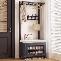 ราคา ชั้นวางรองเท้า ที่วางรองเท้า ชั้นวางรองเท้าพร้อมเบาะนั่ง ตู้+ตะขอ ตู้รองเท้าอเนกประสงค์ ตู้รองเท้าพร้อมเบาะนั่ง (43108802428)