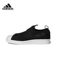 ราคา [กล่องเดิม] ADIDAS SUPERSTAR SLIP ON รองเท้ากีฬาผู้ชายและผู้หญิง A030 รองเท้าวิ่ง แฟชั่น (24355334870)