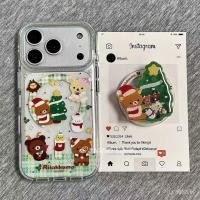 ราคา เคสโทรศัพท์ เหมาะสําหรับ iPhone 7 8 X XS XR XSMAX 11 12 13 14 15 16 17 Pro max Plus Air Christmas Tree Rilakkuma Shake Music Magnetic Bracket Shock-proof เคสป้องกันรวมทุกอย่างกรณี YHHP (47952487383)
