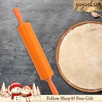 ราคา Gogoshopp Supordu ที่มีสีสันซิลิโคนกลิ้ง Pin ร้านอาหารโฮมเมดขนมปังคุกกี้แป้งเครื่องมือ (สีแดง) (42529730131)