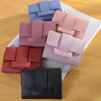 ราคา KOREAN FOLDING WALLET STRAP WOMENS FOLDING WALLET MODERN WALLET BEAUTIFUL CUTE DOMPEY WALLET (46156194514)