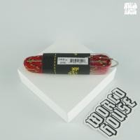 ราคา Dr. martens เชือกผูกรองเท้าลายสก๊อตสีแดงแบน (41755819598)