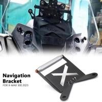ราคา For YAMAHA XMAX X-MAX 300 XMAX300 2023 Motorcycle Accessories GPS PHONE Navigation GPS Plate Bracke (47455655895)
