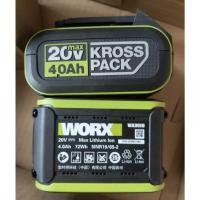 ราคา แบตเตอรี่ Worx 4.0Ah ใหม่เอี่ยม พร้อมไฟแสดงสถานะ 5 ระดับ - อะไหล่แท้จาก Tool Kits (24073982616)