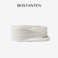 ราคา BOSTANTEN เชือกรองเท้าขาวดำ สไตล์มินิมอล เรียบเท่ ใช้ได้ทุกเพศ แมทช์สนีกเกอร์ทุกแบบ (46202632452)