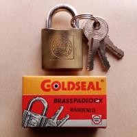 ราคา กุญแจทองเหลืองตราเหรียญทองจากจีน(gold seal)ขนาด1นิ้ว (21948072845)