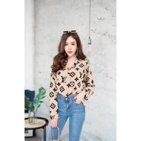 ราคา งานป้ายLALUNE✨เสื้อเชิ้ตแขนยาววินเทจ เกรดขึ้นห้างงานสวยมากๆ (11414964198)