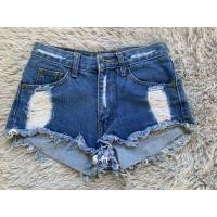 ราคา ยีนส์สันเสมอหู แต่งขาด (15426753601)