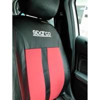 ราคา หุ้มเบาะ หนัง Sparco ดำแดง ด้ายแดง แท้ จากตัวแทน (SPC1018) (44476150923)