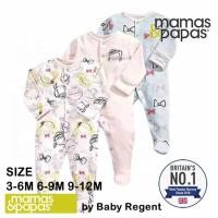 ราคา Bodysuit แบรนด์ Mamas & Papas แท้ 100% ชุดหมี บอดี้สูท เสื้อทารก เสื้อเด็กแรกเกิด mamas papas ชุดหมีคลุมเท้า (2341697282)