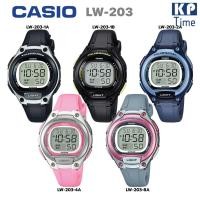 ราคา Casio แบตเตอรี่ 10 ปี นาฬิกาข้อมือผู้หญิง/เด็ก สายเรซิน รุ่น LW-203 ของแท้ รับประกัน 1 ปี (22935980745)