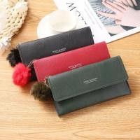 ราคา GANTUNGAN Long Pompom Hanging Wallet / Long Pompom Wallet (18589700891)