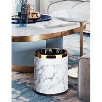 ราคา 10L LUXURY DUSTBIN TRASH DUST BIN CAN TONG SAMPAH WASTE KITCHEN BIN MARBLE PATTERN (44702362587)