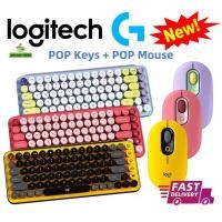ราคา ⚡️คีย์บอร์ดไร้สาย⚡️Logitech POP Keys Wireless + POP Mouse Bluetooth คีย์บอร์ดไร้สายพร้อมปุ่ม emoji สกรีน (คีย์ ENG) (15436747522)