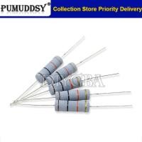 ราคา 10pcs 5W Carbon Film resistor 5% 1K ~ 1M 2.2R 10R 22R 47R 51R 100R 150R 470R 1K 4.7K 10K 47K 1 2.2 10 22 47 51 100 150 470 Ohm (50750833029)