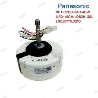 ราคา L6CBYYYLO210 มอเตอร์พัดลมคอยล์เย็นแอร์ Panasonic: 8P DC280-340 40W. รุ่น CS-PN12UKT อะไหล่แอร์มือสอง แท้ถอด (51107892424)