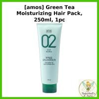 ราคา [amos] Green Tea Moisturizing Hair Pack, 250ml, 1pc / Korean Hair Pack / Moisture Boost / ของแท้ 100% โดย (49907121347)