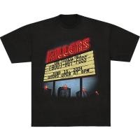 ราคา วงดนตรีร็อค The Killers เสื้อยืดกราฟิกอัลบั้มผู้ชาย 100% ผ้าฝ้าย 2026 ใหม่ ฤดูใบไม้ผลิ เสื้อยืดแฟชั่นฮิปฮอป Y2k ขนาดใหญ่ (51404833872)