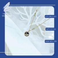 ราคา สร้อยคอ Swarovski สร้อยคอหงส์กลมสีทอง Fullbox หรูหราและประณีตสําหรับผู้หญิง-Thien_nga_veet_nam (54256071655)