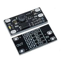 ราคา Mini DC-DC Boost Step Up Converter 3V 3.2V 3.3V 3.7V 5V 9V ถึง 12V แรงดันไฟฟ้าโมดูลบอร์ด PCB สามารถชุด 5V/ 8V/ 9V (41615998679)