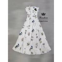 ราคา (L) เดรสงานป้าย Lady Sunshine เดรสยาวสีขาว (41502944823)