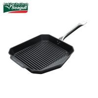 ราคา ☈Seagull กระทะย่างนอนสติ๊ก เพอร์เฟค กริลล์ อินดักชั่น 28 ซม. (3196074353)