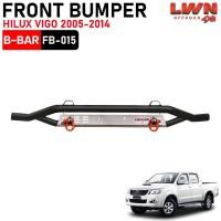 ราคา LWN4x4 กันชนหน้า Toyota Vigo 2005-2014 กันชนออฟโรดพร้อมห่วงOmega แดง สีทูโทน Black-Silver รุ่น B-BAR (49853049977)
