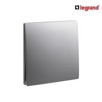 ราคา Legrand สวิตช์ปุ่มกดแบบเด้งกลับ ขนาด 1ช่อง ไม่มีสัญลักษณ์ | Mallia Senses | Dark Silver | 281041DS (16092516562)