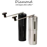 ราคา ❤ Diamond Coffee เครื่องบดกาแฟ สแตนเลส แบบมือหมุน ปรับความละเอียดได้ ที่บดกาแฟ Coffee Grinder เครื่องบดเมล็ดกาแฟ (22715107287)