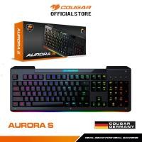 ราคา Cougar AURORA S : Gaming Keyboard คีย์อังกฤษเท่านั้น เกมมิ่ง คีย์บอร์ด มีไฟแบ็คไลท์ ประกัน 1 ปี (6449927867)