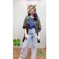 ราคา ส่งต่อเสื้อเชิ้ต ใส่คลุมแนวเกาหลีสีเขียวขี้ม้าเข้มๆ โอเวอร์ไซต์ แบรนด์ Fred David ผ้าดีมาก มือสอง (18018630563)