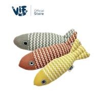 ราคา [สินค้าพรีเมี่ยมแจกฟรี] ตุ๊กตาปลา VIF สำหรับน้องแมว (คละสี) (45150815946)