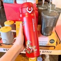 ราคา Starbucks New Style Tiger 2022 Collection Thermos SS Bottle 500ml Starbucks New Year of the Tiger Series Stainless Steel Thermos (57656861187)