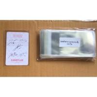 ราคา ซองแก้วใส ซองใส ซองแก้วมีแถบกาว (แพ็ค100ซอง) ซองกาว ถุงแก้ว ขนาด2.5x3.5นิ้ว ซองพลาสติกใส ซองใส่บัตร ซองใส่การ์ด (8659871641)