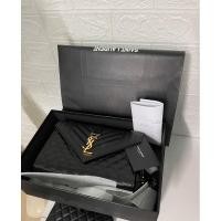 ราคา Saint Laurent - Cassandra quilted shoulder bag - women - Calf Leather - One Size - Black (4289894327)