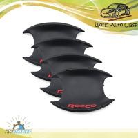 ราคา เบ้ากลมรองมือเปิดประตู ดำด้าน โลโก้แดง "ROCCO" Toyota Hilux Revo Rocco SR5 ปี 2015 - 2019 มีบริการเก็บเงินปลายทาง (5188575839)