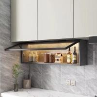 ราคา เครื่องปรุงรสการจัดเก็บฟรีแขวนผนังตู้ชั้นวางสไตล์ตู้ครัวแขวนตู้ปรุตู้ติดผนัง ZNJ (46707503675)