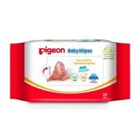 ราคา (1ห่อ)Pigeon พีเจ้น เบบี้ไวพส์ สูตรคาโมมายล์ ผ้าหนานุ่ม 20 ชิ้น ทิชชูเปียก (48957577724)