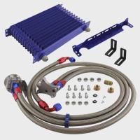 ราคา 10AN 13 Row Oil Cooler Kit Fits for Nissan Silvia S13 180SX S14 S15 200SX SR20DET Black/Blue (42029096303)