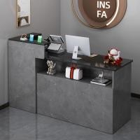 ราคา โต๊ะแคชเชียร์ เคาน์เตอร์ร้านค้า เคาน์เตอร์ต้อนรับ มีช่องเก็บของ ดีไซน์ สวย หรู คุณภาพดี แข็งแรง ทนทาน พร้อมจัดส่ง (27243580244)